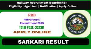 RRB Group D Recruitment 2025